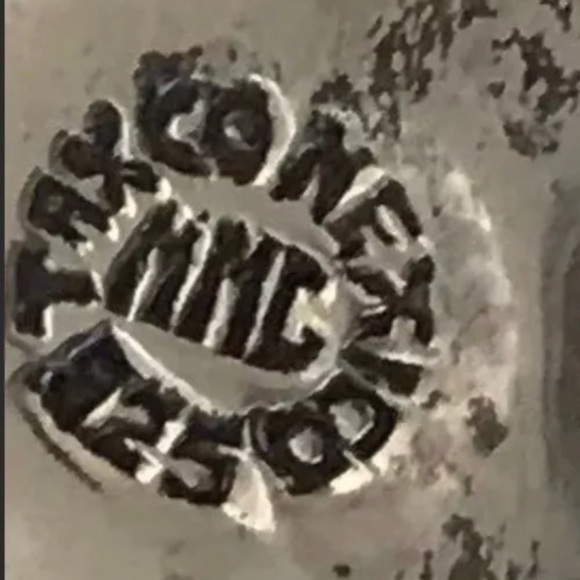 VTG STERLING SILVER TURQUOISE BROOCH PIN - Picture 3 of 3